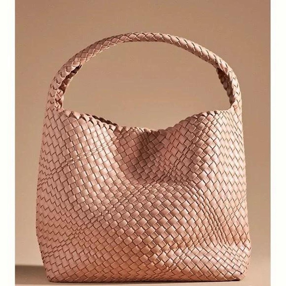 Anthropologie Large Blythe woven tote bag